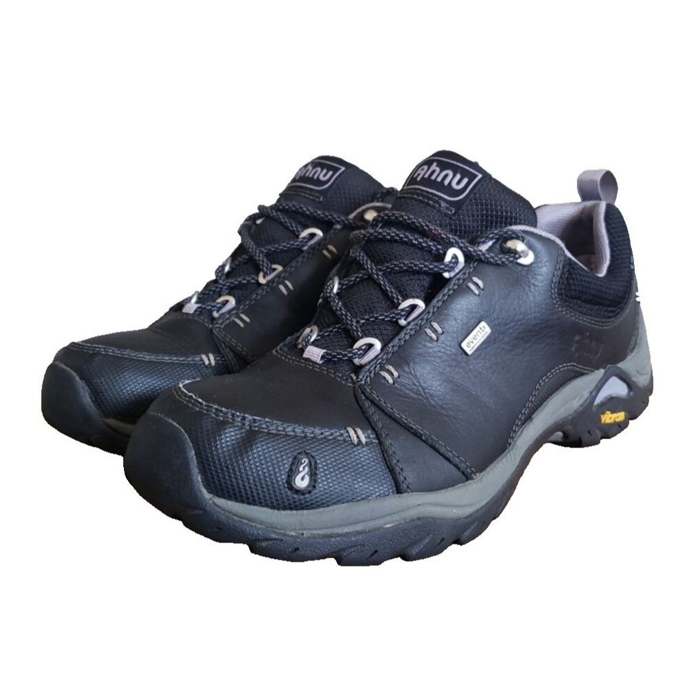 AHNU Montara II eVent Waterproof Vibram Soles Hiking Shoes Black Women's Size 9